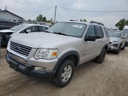 Salvage cars for sale at Pekin, IL auction: 2007 Ford Explorer XLT