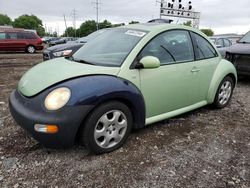 Volkswagen salvage cars for sale: 2002 Volkswagen New Beetle GLS