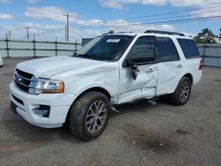 Ford Expedition salvage cars for sale: 2017 Ford Expedition XLT