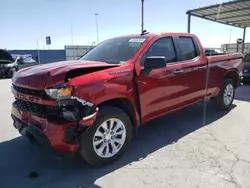 Salvage cars for sale at Anthony, TX auction: 2022 Chevrolet Silverado LTD C1500 Custom