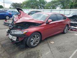 Honda Accord lx salvage cars for sale: 2018 Honda Accord LX