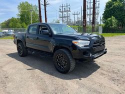 Salvage trucks for sale at Candia, NH auction: 2016 Toyota Tacoma Double Cab
