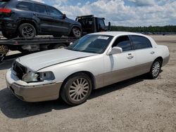 Salvage cars for sale from Copart Harleyville, SC: 2003 Lincoln Town Car Signature