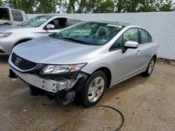 Salvage cars for sale at Bridgeton, MO auction: 2015 Honda Civic LX
