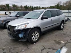 Salvage cars for sale at Exeter, RI auction: 2015 Chevrolet Traverse LS