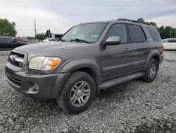 Salvage cars for sale at Mebane, NC auction: 2005 Toyota Sequoia Limited