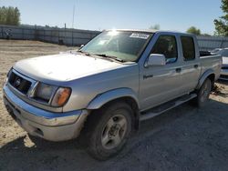 Nissan salvage cars for sale: 2000 Nissan Frontier Crew Cab XE