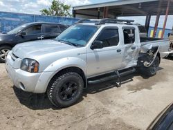 Salvage cars for sale from Copart Riverview, FL: 2004 Nissan Frontier Crew Cab XE V6