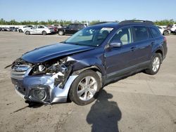 Salvage cars for sale at Fresno, CA auction: 2014 Subaru Outback 2.5I Limited