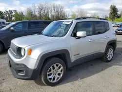 Salvage cars for sale from Copart Portland, OR: 2016 Jeep Renegade Latitude
