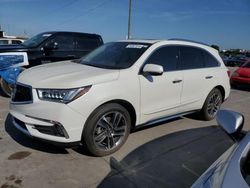 Acura mdx Advance salvage cars for sale: 2017 Acura MDX Advance