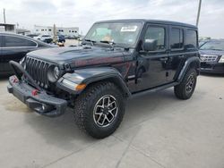 Salvage cars for sale at Grand Prairie, TX auction: 2020 Jeep Wrangler Unlimited Rubicon