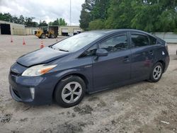 Salvage cars for sale from Copart Knightdale, NC: 2013 Toyota Prius