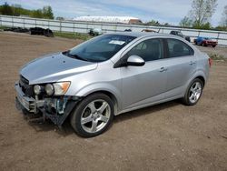 Salvage cars for sale from Copart Columbia Station, OH: 2013 Chevrolet Sonic LTZ
