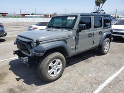 Salvage cars for sale from Copart Van Nuys, CA: 2018 Jeep Wrangler Unlimited Sport