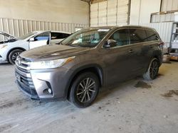 Salvage cars for sale at Abilene, TX auction: 2018 Toyota Highlander SE