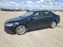 Salvage cars for sale at Nisku, AB auction: 2015 Volkswagen Jetta Base