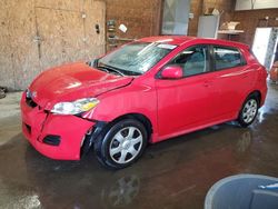 Toyota Corolla Matrix salvage cars for sale: 2009 Toyota Corolla Matrix