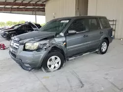 Honda salvage cars for sale: 2007 Honda Pilot LX