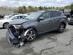 Salvage cars for sale at Exeter, RI auction: 2017 Toyota Rav4 XLE