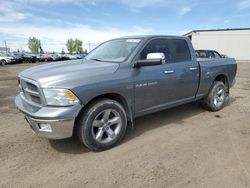 Salvage cars for sale from Copart Rocky View County, AB: 2012 Dodge RAM 1500 SLT