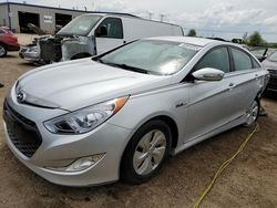 Salvage cars for sale at Elgin, IL auction: 2013 Hyundai Sonata Hybrid