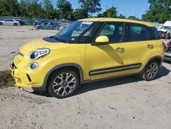 Salvage cars for sale at Hampton, VA auction: 2014 Fiat 500L Trekking