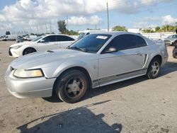 Salvage cars for sale from Copart Miami, FL: 2000 Ford Mustang