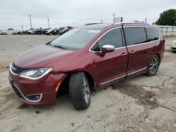Salvage cars for sale at Oklahoma City, OK auction: 2017 Chrysler Pacifica Limited