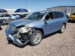 Salvage cars for sale from Copart Phoenix, AZ: 2008 Toyota Highlander Hybrid Limited