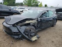 Salvage cars for sale at Finksburg, MD auction: 2018 Tesla Model 3