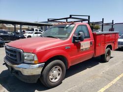 Salvage cars for sale at Hayward, CA auction: 2003 Ford F350 SRW Super Duty
