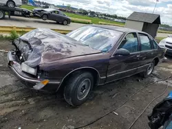 Salvage cars for sale from Copart Woodhaven, MI: 1996 Chevrolet Caprice / Impala Classic SS