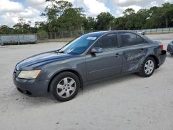 Salvage cars for sale from Copart Fort Pierce, FL: 2009 Hyundai Sonata GLS