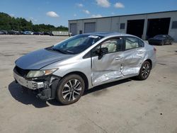 Salvage cars for sale from Copart Gaston, SC: 2015 Honda Civic EX