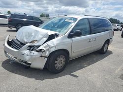 Chrysler salvage cars for sale: 2005 Chrysler Town & Country LX