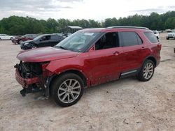 Salvage cars for sale from Copart Charles City, VA: 2017 Ford Explorer XLT