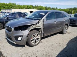 Salvage cars for sale at Exeter, RI auction: 2016 KIA Sorento SX