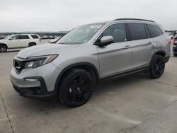 Salvage cars for sale at Grand Prairie, TX auction: 2021 Honda Pilot SE