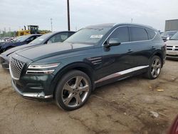 Salvage cars for sale at Woodhaven, MI auction: 2021 Genesis GV80 Base