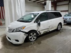 Salvage cars for sale at Leroy, NY auction: 2017 Toyota Sienna LE