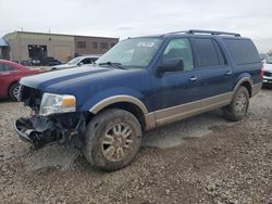 Ford Expedition el xlt salvage cars for sale: 2014 Ford Expedition EL XLT