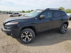 Salvage cars for sale at London, ON auction: 2016 Jeep Cherokee Trailhawk