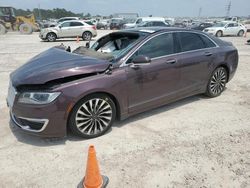 2018 Lincoln MKZ Black Label en venta en Houston, TX