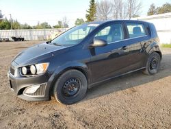 Salvage cars for sale at Bowmanville, ON auction: 2013 Chevrolet Sonic RS