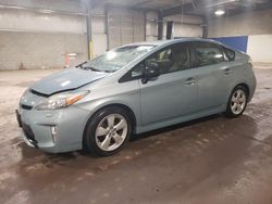 Salvage cars for sale at Chalfont, PA auction: 2013 Toyota Prius