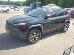 Jeep Cherokee salvage cars for sale: 2015 Jeep Cherokee Trailhawk