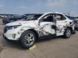 Salvage cars for sale at Grand Prairie, TX auction: 2018 Chevrolet Equinox Premier