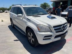 Salvage cars for sale at San Antonio, TX auction: 2012 Mercedes-Benz GL 450 4matic