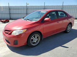 Salvage cars for sale at Antelope, CA auction: 2012 Toyota Corolla Base